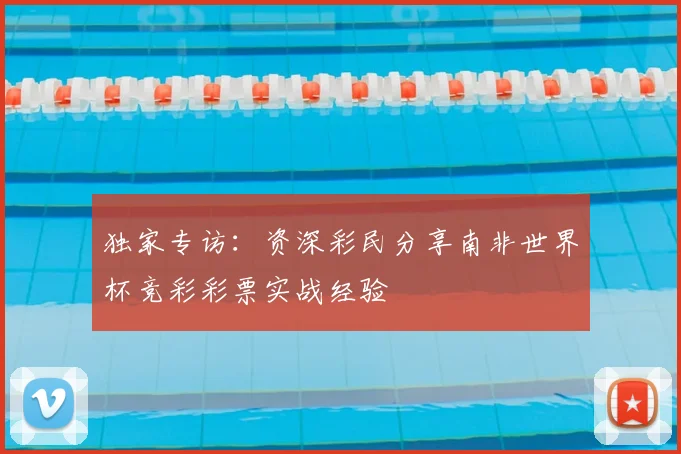 独家专访：资深彩民分享南非世界杯竞彩彩票实战经验