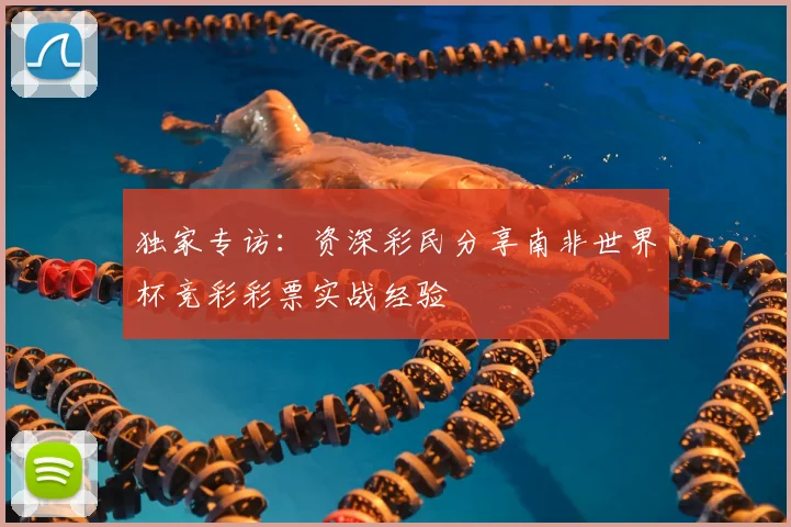 独家专访：资深彩民分享南非世界杯竞彩彩票实战经验